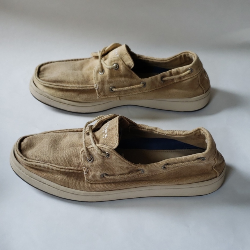 Sperry Canvas Top-Sider Boat Shoes Size 12